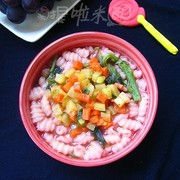 教你简单一招做好看又好吃的面食——苋汁麻食
