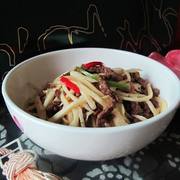 南昌特色茭白小炒牛肉