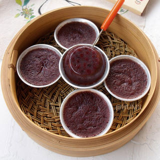 纯红豆钵仔糕