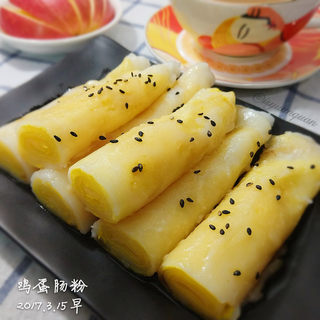 【学生早餐】鸡蛋肠粉