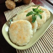 小时候的味道----香煎糍粑