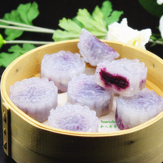 紫薯水晶饼
