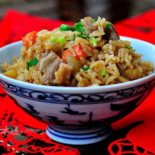 简易版羊肉手抓饭