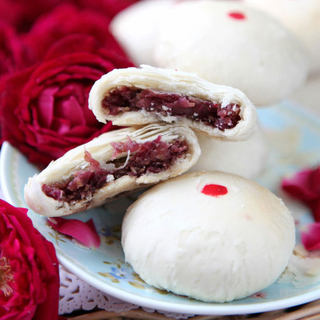 玫瑰鲜花饼