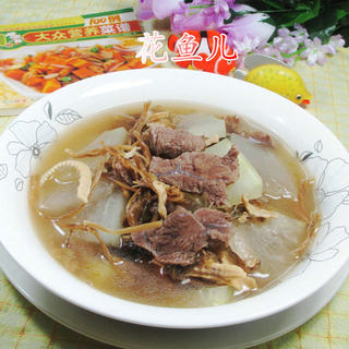 笋干菜牛肉冬瓜汤
