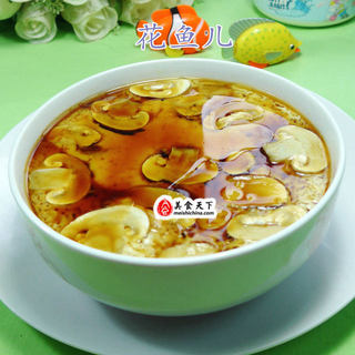 蘑菇鸡蛋羹