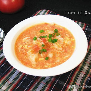 西红柿鸡蛋疙瘩汤