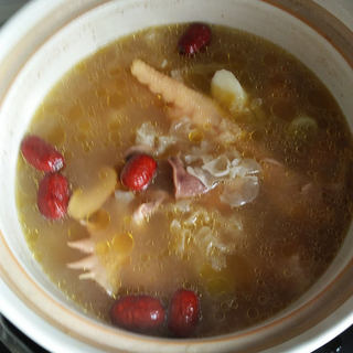 松茸鸡杂汤