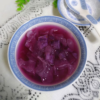 紫薯银耳羹