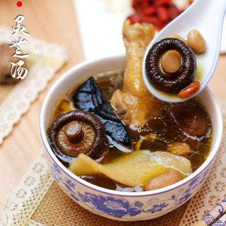 广东老火靓汤-花姑灵芝养生汤