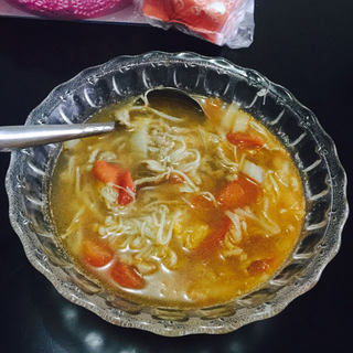 蔬菜肉片汤