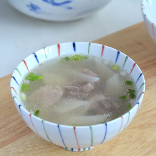微波炉版肉片山药汤