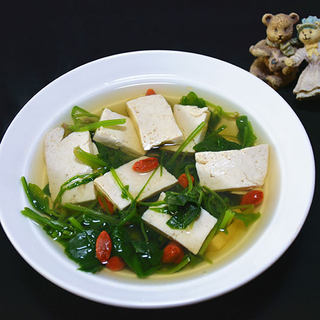 菠菜豆腐汤