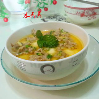 肉末蛋羹