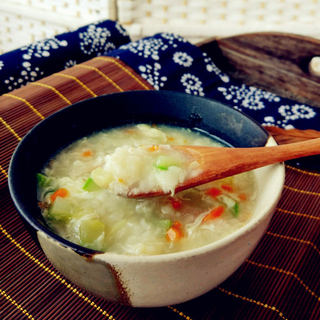 西葫芦鸡蛋疙瘩汤