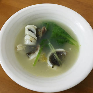 鱼皮米汤