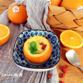 国橙蒸枸杞蛋