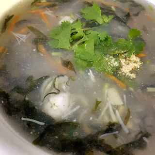 鲜蚝干贝羹