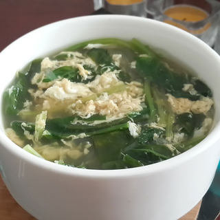鸡蛋菠菜粉丝汤
