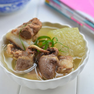 秋冬润燥--鸭心煲冬瓜