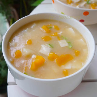 南瓜豆腐汤