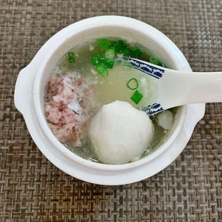 肉末窝蛋炖汤