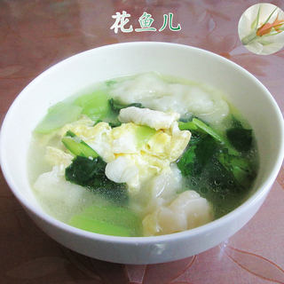 鸡蛋菜芯面疙瘩