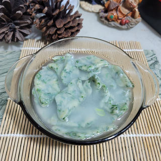 煮韭菜面片