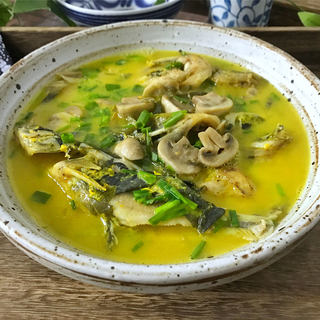 蘑菇汪丁鱼汤