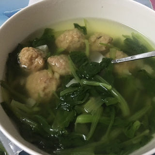 肉丸青菜汤