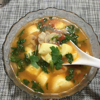 蘑菇豆腐汤