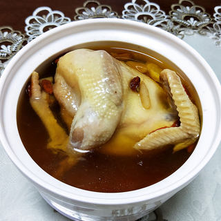 洋参麦冬炖鸡汤