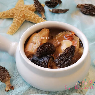 羊肚菌鲍鱼海参鸡汤