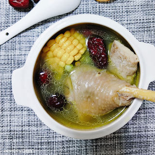 豌豆鲜鸡汤