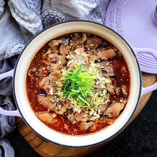 水煮豆皮肉片