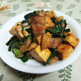 老豆腐盐煎肉