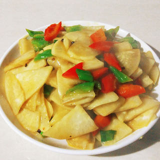 重庆老式乡宴菜——溜萝卜(又叫素肉)