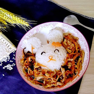 鱼香肉丝饭