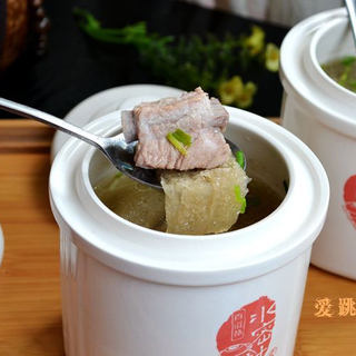 一锅两盅-竹荪排骨盅-绿豆排骨盅