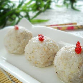 蒸莲藕肉丸