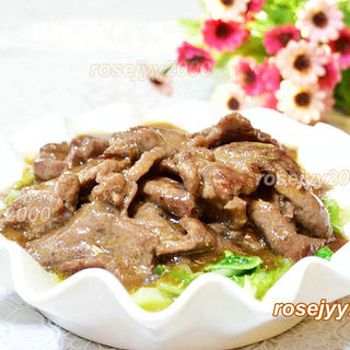 沙茶牛肉片