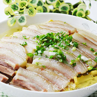 咸肉蒸千张