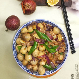【广东】蚝油草菇炒肉片