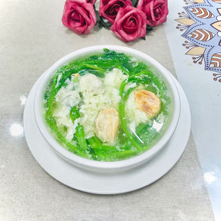 咸蛋芥菜汤