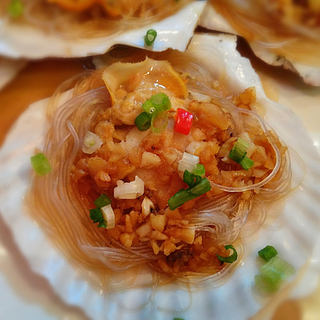 蒜蓉粉丝蒸扇贝