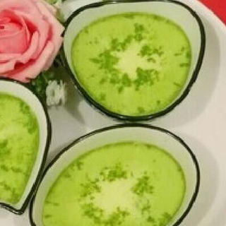 青汁双皮奶