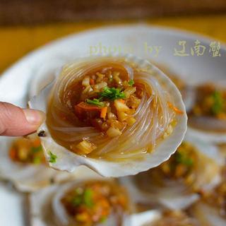 蒜蓉粉丝扇贝，非常简单非常美味