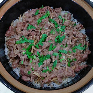 牛肉煲仔饭
