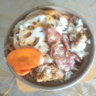 香肠煲仔饭