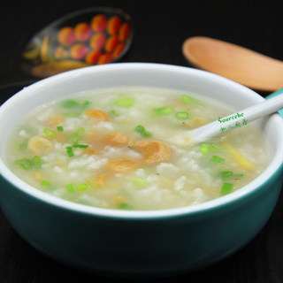 虾米干贝粥